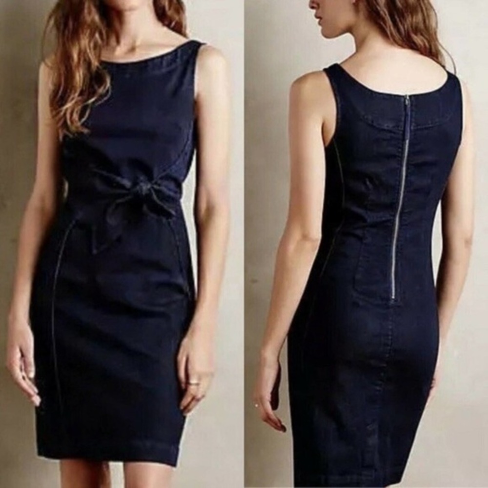 HOLDING HORSES Denim Mini Dress
